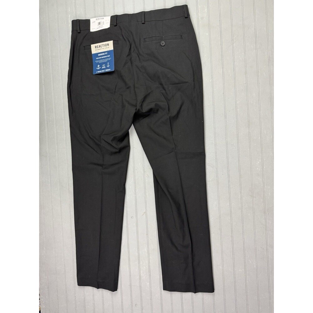 Kenneth Cole Reaction Size 34X30 Mens Pants Black Modern Fit Techi-Cole - Picture 5 of 5